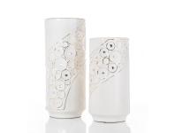 Zdjęcie: Wazon Goldi 33x13 cm biało-złoty EUROFIRANY