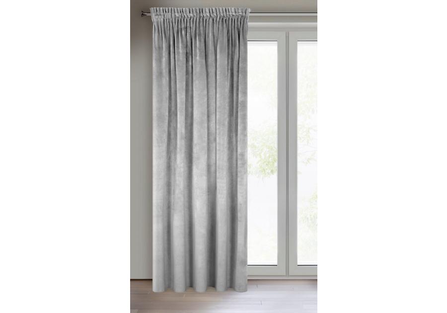 Zdjęcie: Zasłona gotowa Villa na taśmie 140x270 cm stalowy EUROFIRANY