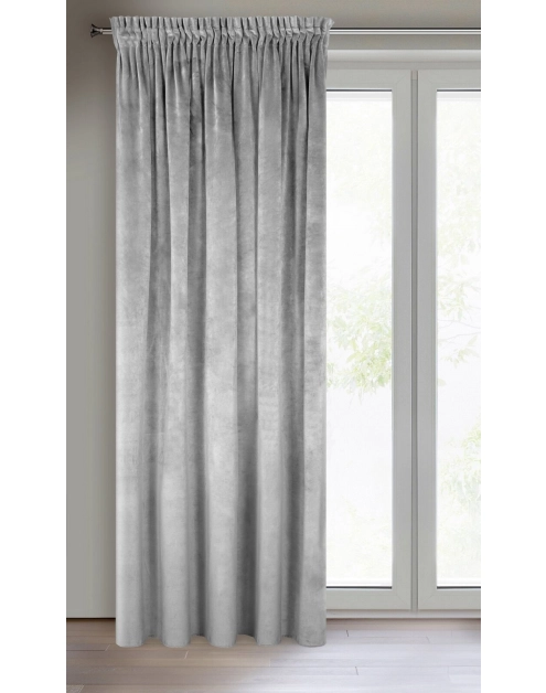 Zdjęcie: Zasłona gotowa Villa na taśmie 140x270 cm stalowy EUROFIRANY