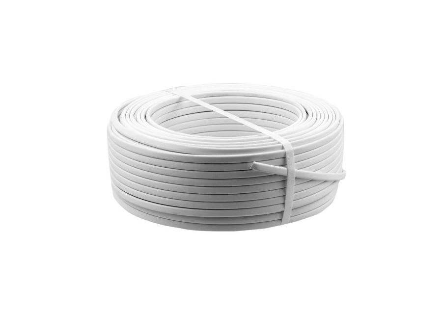 Zdjęcie: Przewód elektryczny YDYp 3x2,5 biały 100 m ELEKTROKABEL