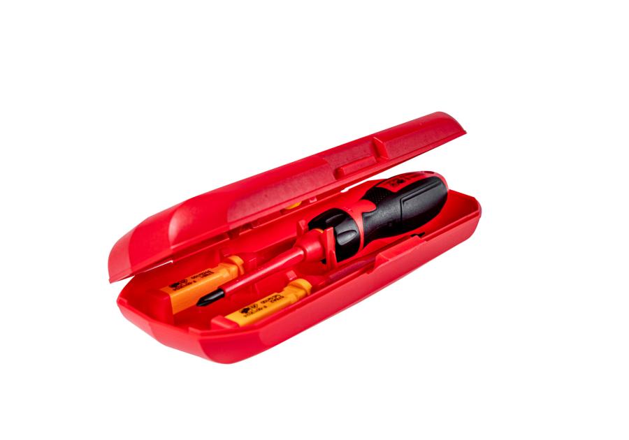 Zdjęcie: Zestaw wkrętaków izolowanych VDE CrV 8 w 1 PRO FACHMAYER