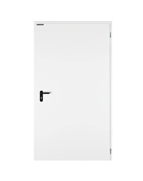 Zdjęcie: Drzwi Zewnętrzne Technical 40 kolor RAL 9016, 860x2045 grubość 40 mm prawe na zewnątrz WIŚNIOWSKI