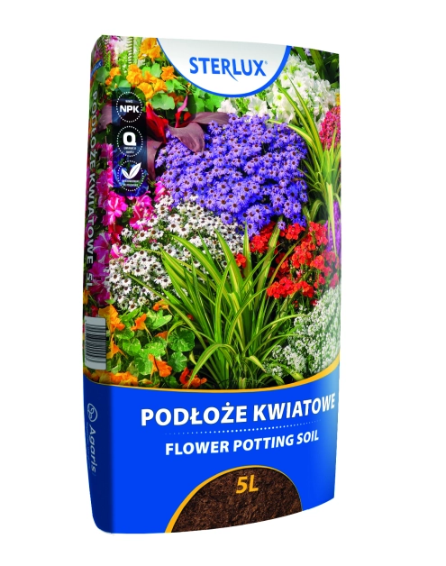 Zdjęcie: Podłoże kwiatowe 5 L STERLUX
