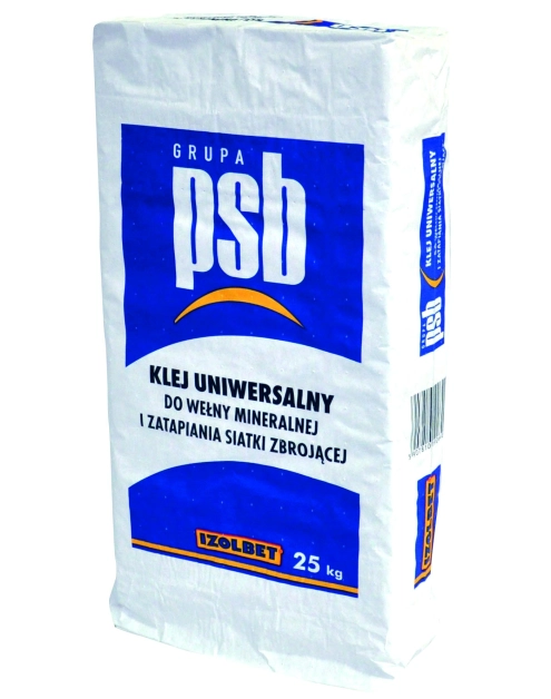 Zdjęcie: Klej do wełny mineralnej i zatapania siatki 25 kg PSB