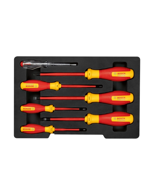 Zdjęcie: Zestaw wkrętaków VDE SL/PH 7-częściowy Professional BOSCH