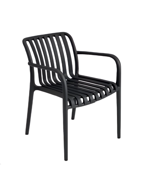 Zdjęcie: Krzesło ogrodowe Azzuro czarne OŁER