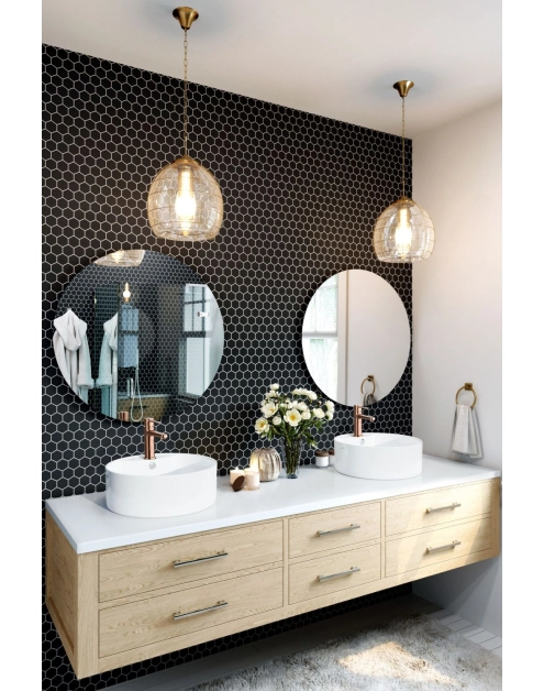 Zdjęcie: Bateria umywalkowa Glamour miedź INVENA