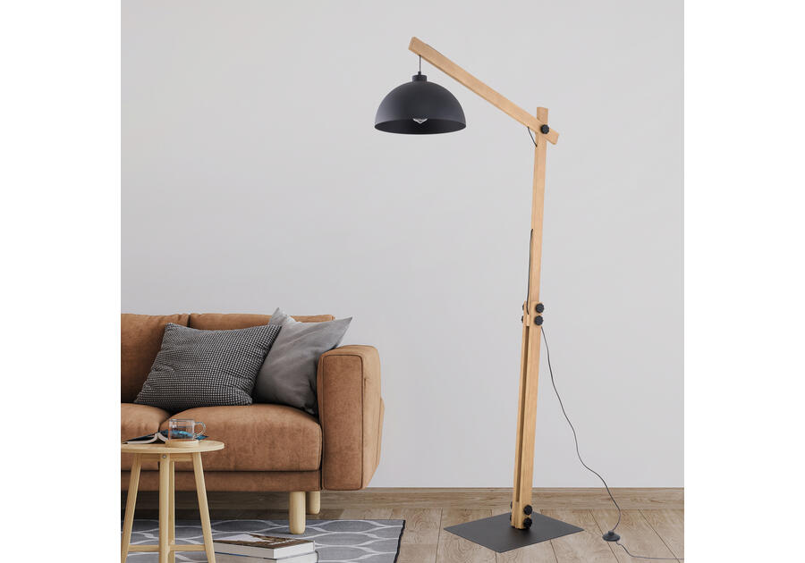 Zdjęcie: Lampa podłogowa Oslo black 1 x E27 5582 TK LIGHTING