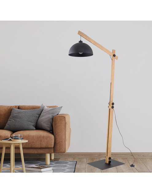 Zdjęcie: Lampa podłogowa Oslo black 1 x E27 5582 TK LIGHTING