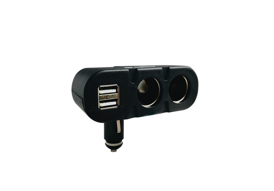 Zdjęcie: Rozdzielacz samochodowy, 2 gniazda, 2 x USB WF003 DPM SOLID
