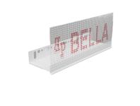Zdjęcie: Listwa PVC startowa regulowana okapnikowa z siatką BP30 S 180-220 L200 biała BELLA PLAST