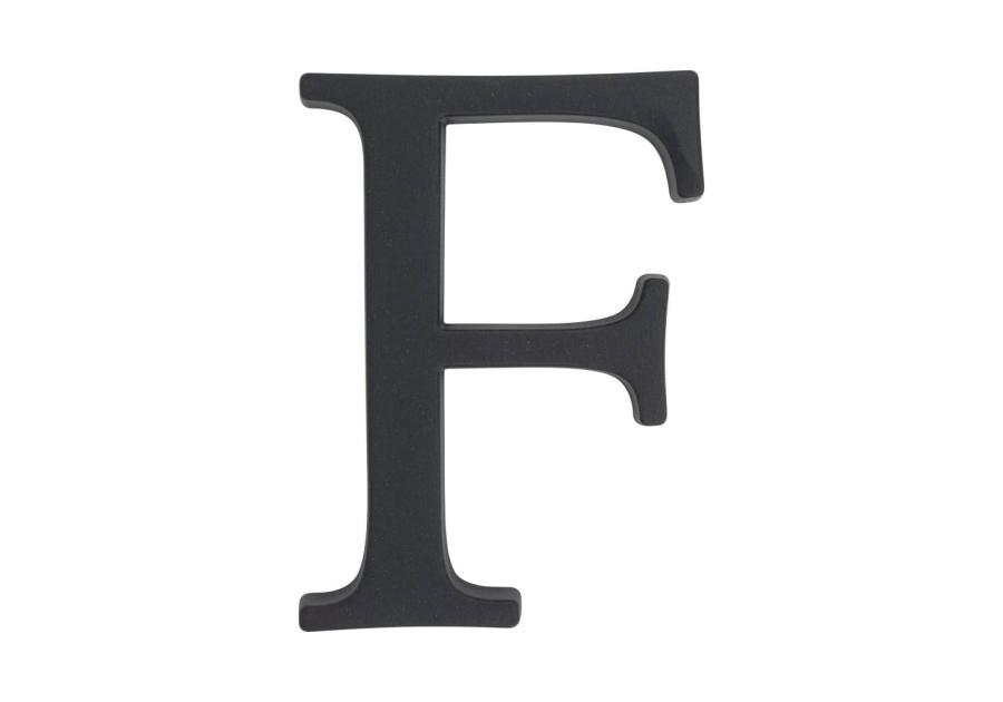 Zdjęcie: Litera aluminiowa "F" 105 mm grafit METRO