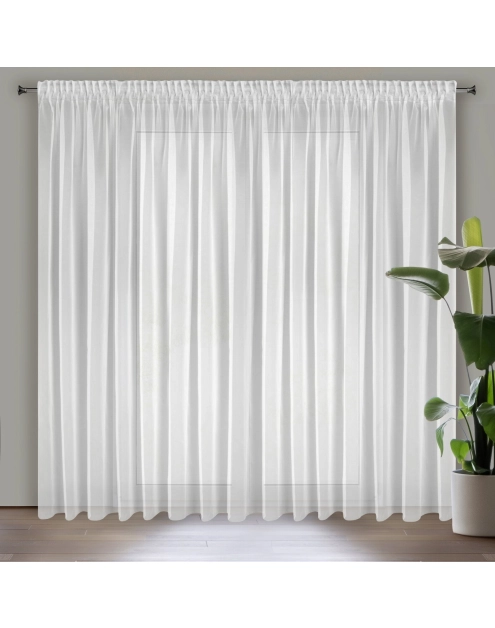 Zdjęcie: Firana gotowa Esel na taśmie 350x250 cm biały EUROFIRANY