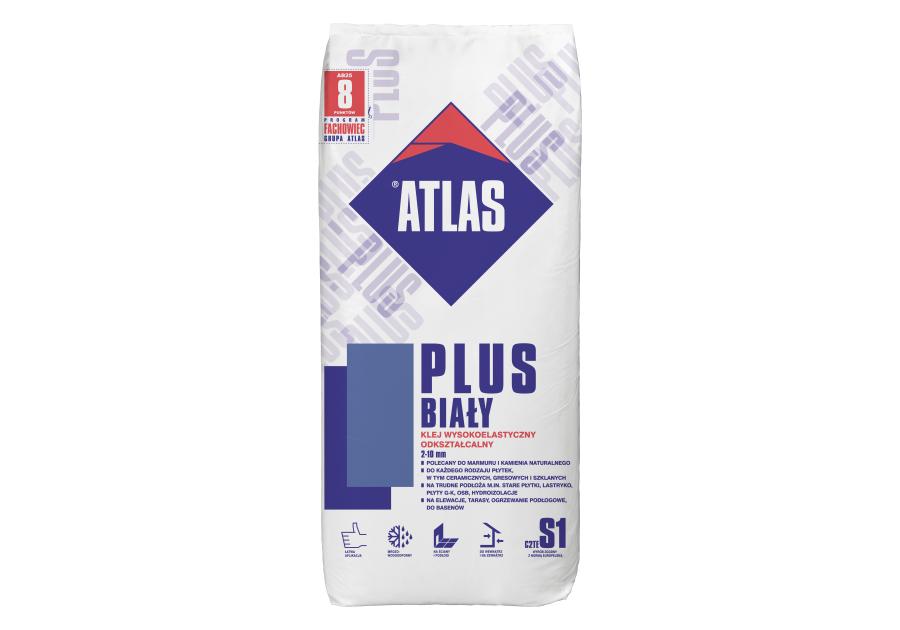 Zdjęcie: Klej do płytek Plus 25 kg biały ATLAS