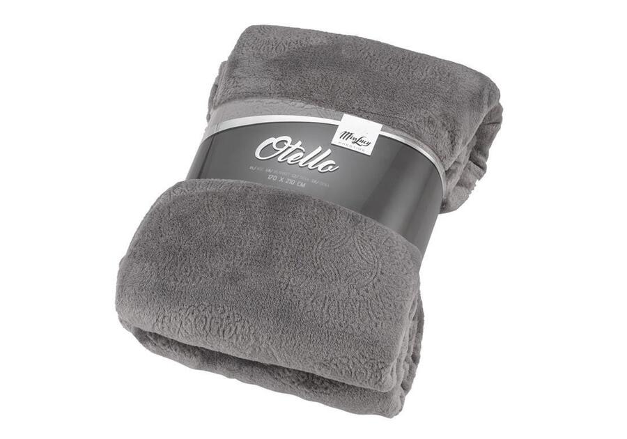 Zdjęcie: Koc Otello 170x210 cm szary MISS LUCY