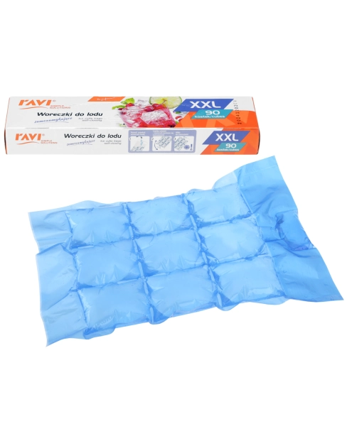 Zdjęcie: Woreczki do lodu samozamykające XXL 90 kostek 60257 RAVI