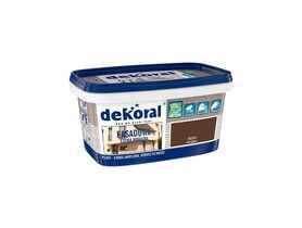 Farba fasadowa brązowa 1 L Polinit DEKORAL