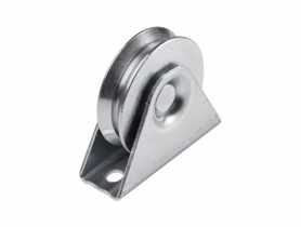 Rolka bramowa szynowa z korpusem giętym kątownik METRO