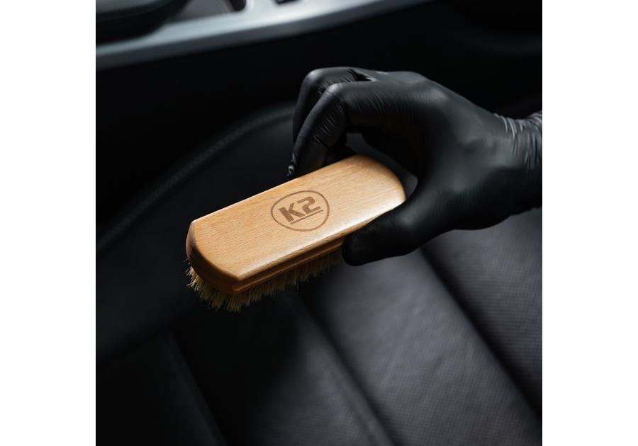 Zdjęcie: Szczotka do czyszczenia skórzanej tapicerki Auron Brush Soft K2