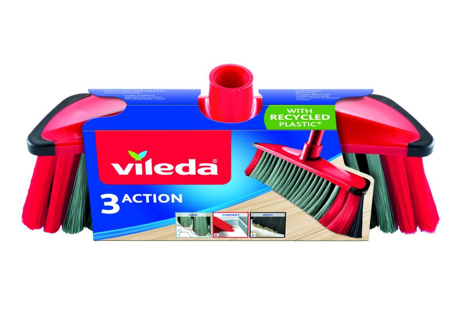 Zdjęcie: Szczotka 3 Action bez drążka VILEDA