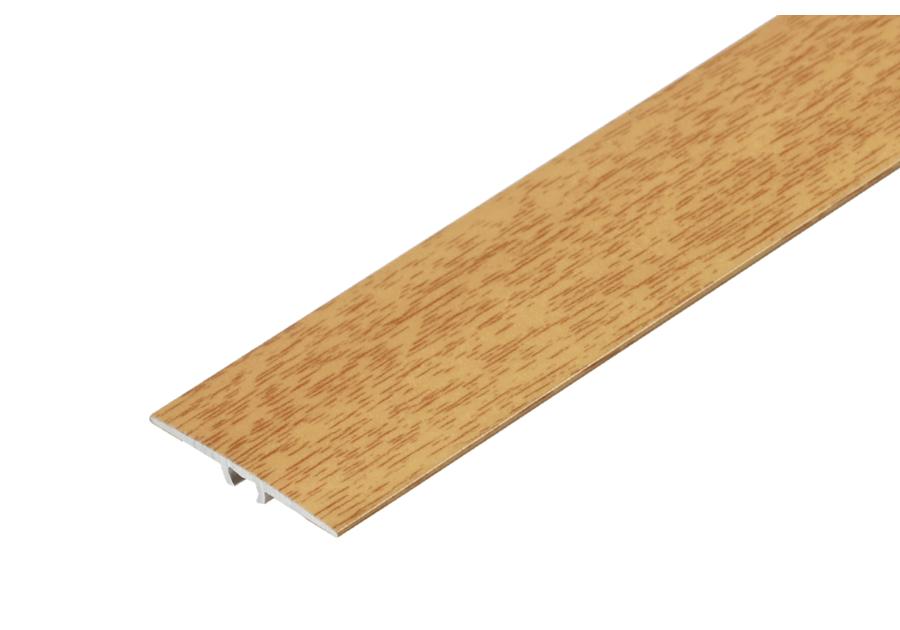 Zdjęcie: Listwa ochronna AL wcisk płaski 35 mm 5w1 klejona L= 0,93 m Dąb Szlachetny okleina mat CEZAR