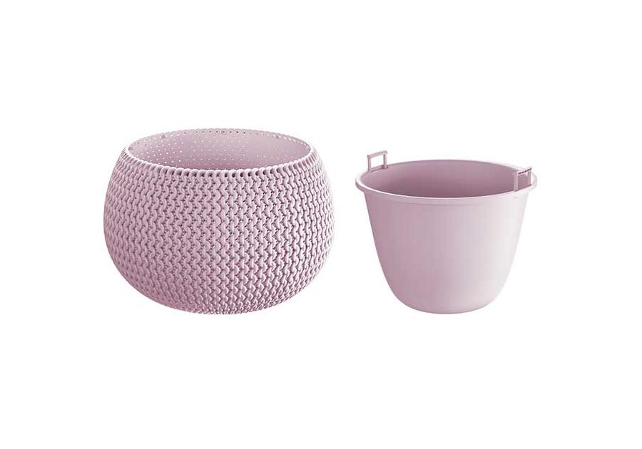 Zdjęcie: Doniczka Splofy Bowl jagodowy jasny 37 cm PROSPERPLAST