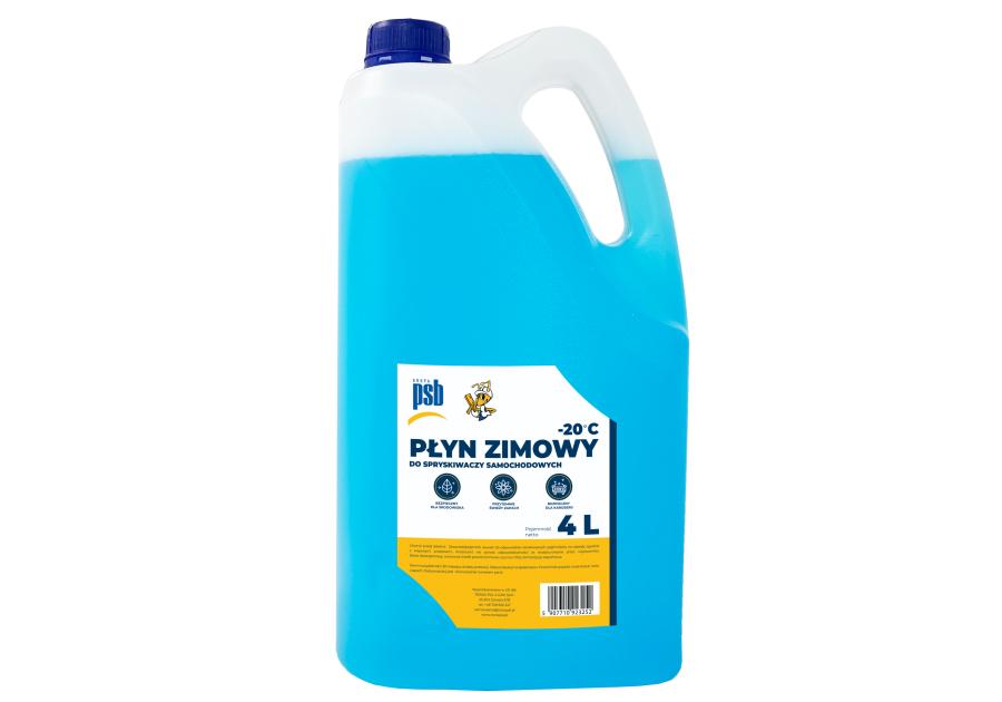 Płyn zimowy do spryskiwaczy samochodowych 4L -20 st.C PSB