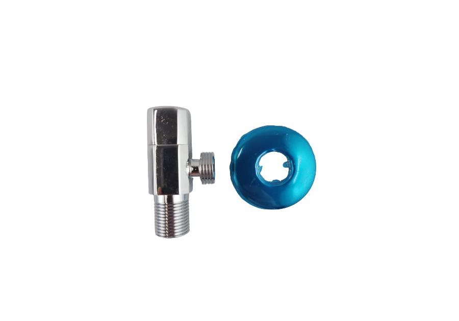 Zdjęcie: Zawór kątowy kulowy z głowicą ceramiczną kwadratowy - 1/2"x1/2" WADEP