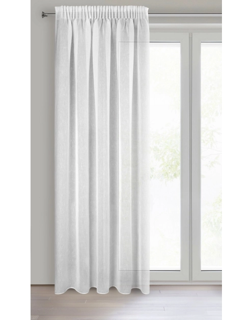 Zdjęcie: Firana gotowa Sonia na taśmie 140 x 270 cm biały EUROFIRANY