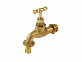 Kran czerpalny 1/2  z zaworem grzybkowym TYCNER