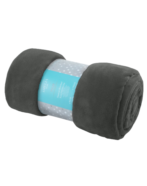 Zdjęcie: Koc Tyler charcoal 170x210 cm AMELIA HOME