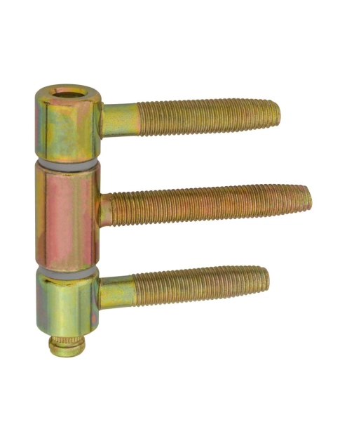 Zdjęcie: Zawias wkręcany 3-czesciowy 16 mm ocynk żółty Herkula METRO