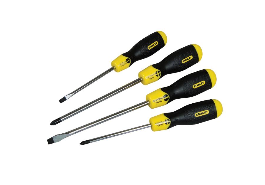 Zdjęcie: Wkrętaki Cushion Grip zestaw 4 szt. PŁ+PH STANLEY