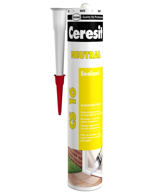 Zdjęcie: Silikon neutralny przezroczysty 280 ml CS 16 CERESIT