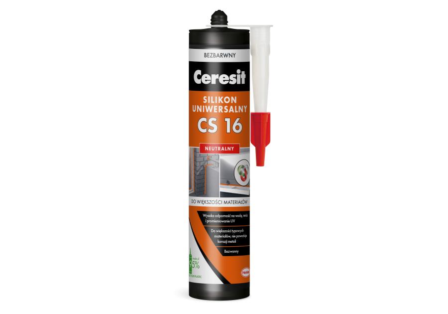 Zdjęcie: Silikon neutralny przezroczysty 280 ml CS 16 CERESIT