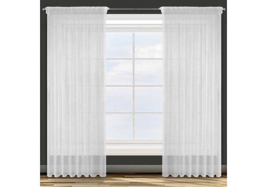 Zdjęcie: Firana gotowa D91 Alexa na taśmie 140x270 cm biały EUROFIRANY