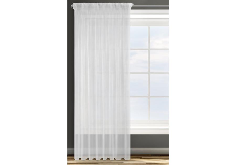 Zdjęcie: Firana gotowa D91 Alexa na taśmie 140x270 cm biały EUROFIRANY