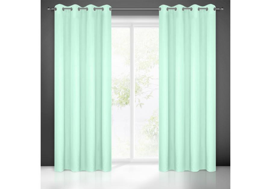 Zdjęcie: Zasłona gotowa Rita 140x250 cm jasnomiętowy EUROFIRANY