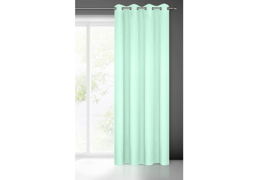 Zdjęcie: Zasłona gotowa Rita 140x250 cm jasnomiętowy EUROFIRANY