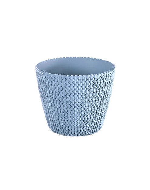 Zdjęcie: Doniczka Splofy lodowy szary 26 cm PROSPERPLAST