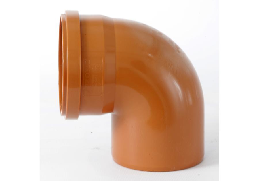Zdjęcie: Kolano zewnętrzne fi 110/87 pomarańczowe PROFIL