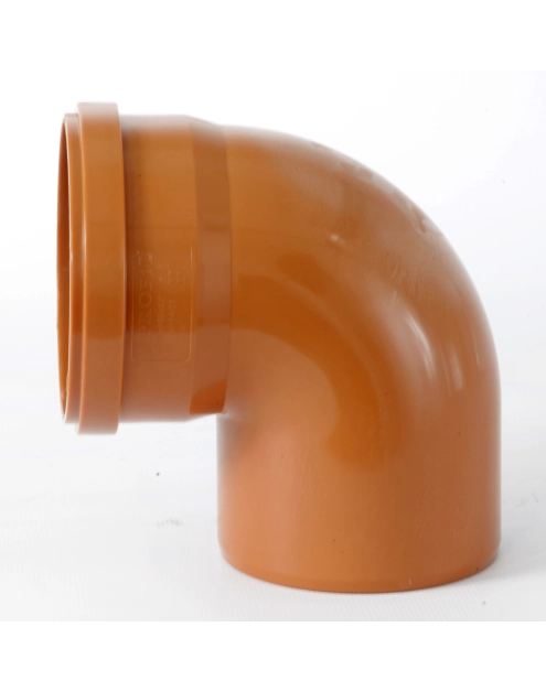 Zdjęcie: Kolano zewnętrzne fi 110/87 pomarańczowe PROFIL