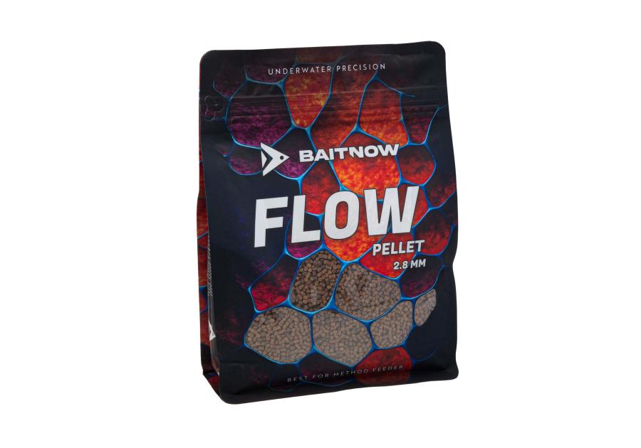 Zdjęcie: Pellet zanętowy do method feeder Flow, 2,8 mm, 800 g BAITNOW
