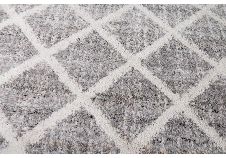 Zdjęcie: Dywan Bilbao Shaggy 120x160 cm romby antracytowy MULTI-DECOR