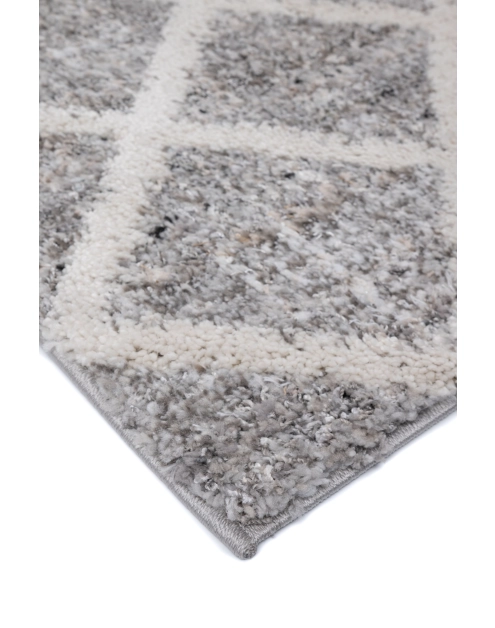 Zdjęcie: Dywan Bilbao Shaggy 120x160 cm romby antracytowy MULTI-DECOR