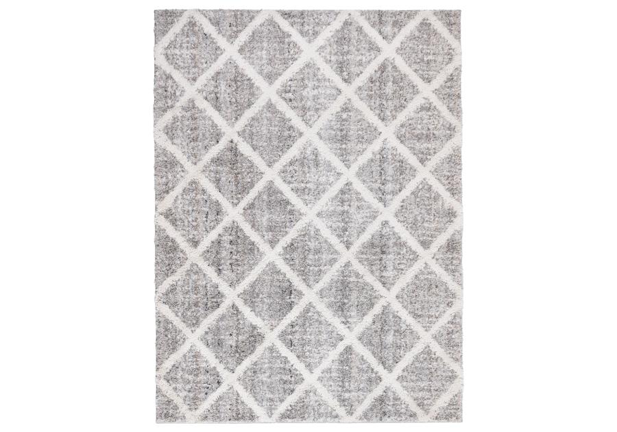 Zdjęcie: Dywan Bilbao Shaggy 120x160 cm romby antracytowy MULTI-DECOR