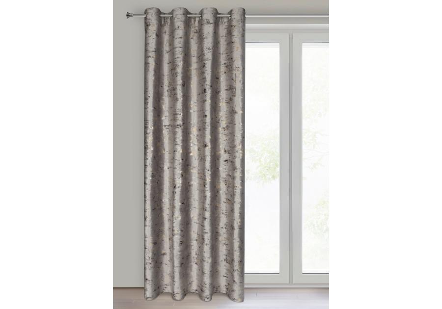 Zdjęcie: Zasłona gotowa Tami 140 x 250 cm stalowy EUROFIRANY