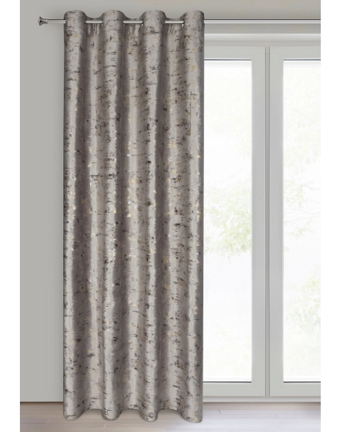 Zdjęcie: Zasłona gotowa Tami 140 x 250 cm stalowy EUROFIRANY