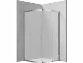 Kabina prysznicowa Funkia Evo półokrągła 80x80 cm - wysokość 170 cm DEANTE