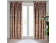 Zdjęcie: Zasłona gotowa Tulia na taśmie 135 x 270 cm brązowy EUROFIRANY